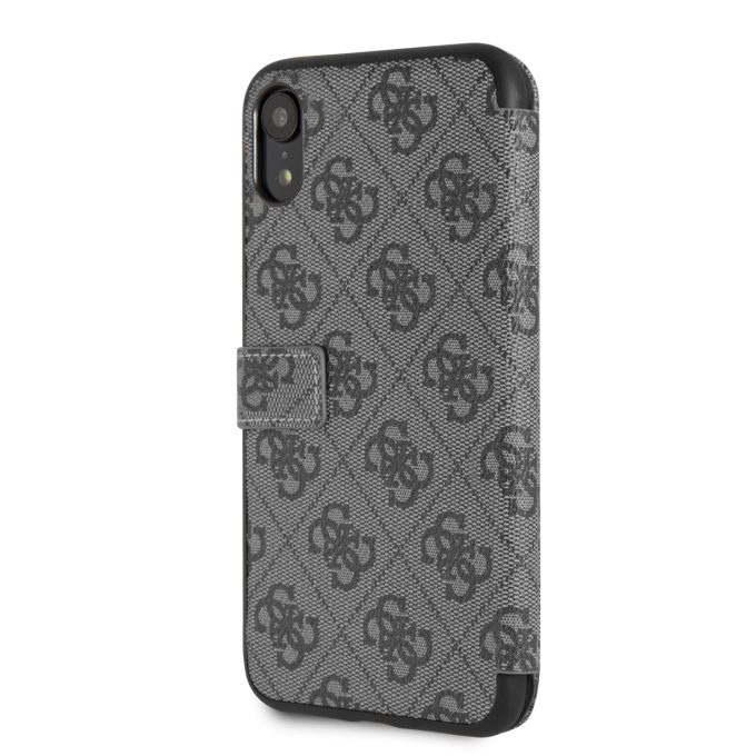 iPhone XR pilkas GUESS dėklas GUFLBKI614GG