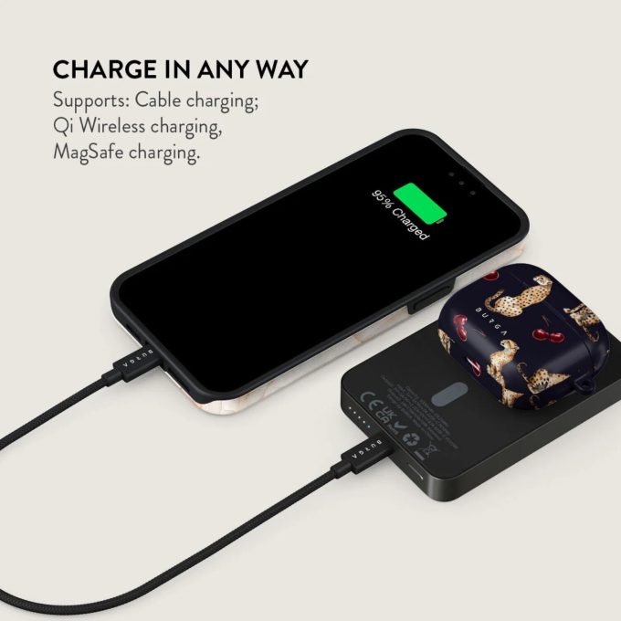 Išorinė baterija Magsafe Cougar Gunmetal BURGA 5000mAh
