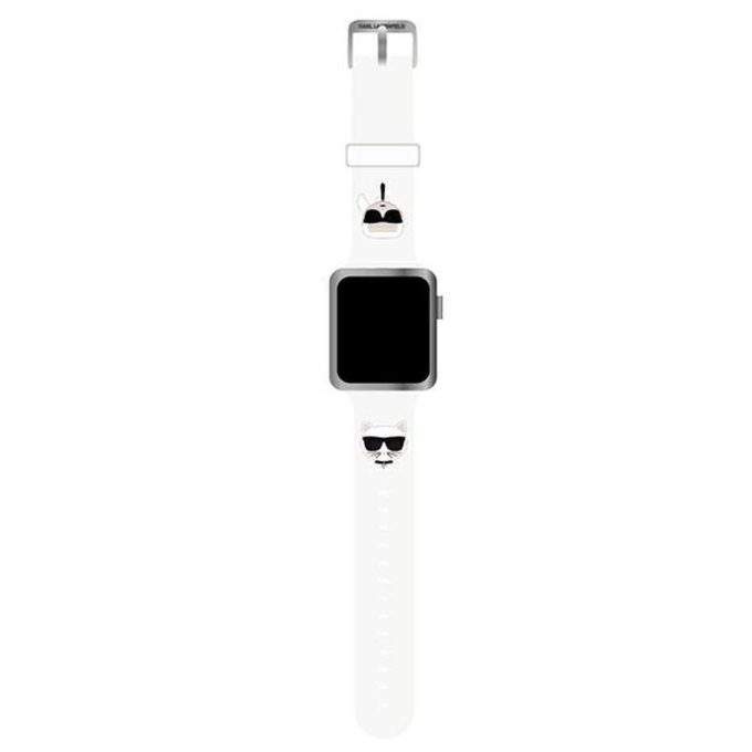 KARL LAGERFELD apyrankė White Apple Watch 38/40/41/42 mm