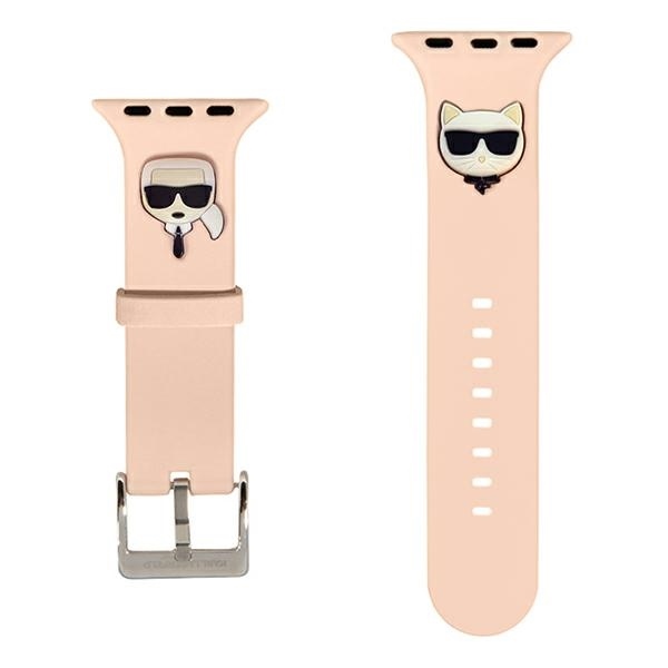 KARL LAGERFELD apyrankė Light Pink Apple Watch 38/40/41/42 mm