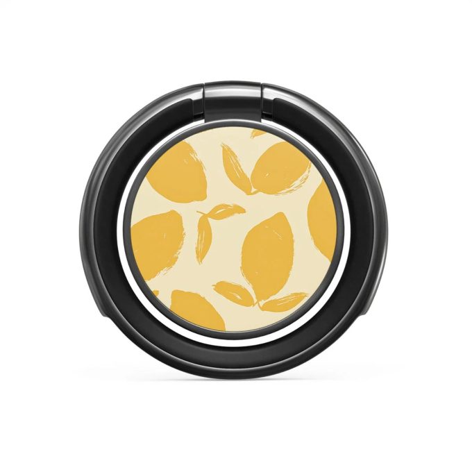 Klijuojamas laikiklis - žiedas Lemon Tart Gunmetal BURGA