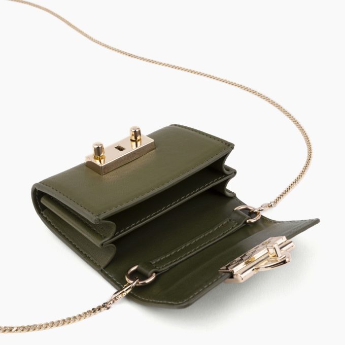 Liv Padlock iDeal Of Sweden Wallet Green Snake