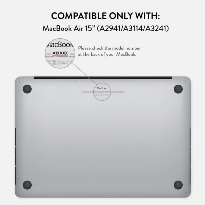 MacBook Air 15 A2941 Gentle Wind BURGA dėklas