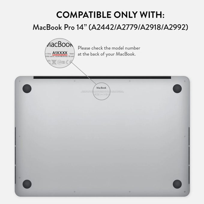 MacBook Pro 14 A2442 Lunch Break BURGA dėklas