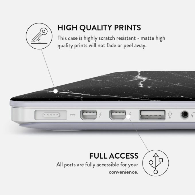 MacBook Pro 16 A2485 Noir Origin BURGA dėklas