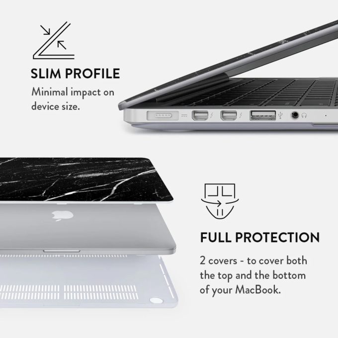 MacBook Pro 16 A2485 Noir Origin BURGA dėklas