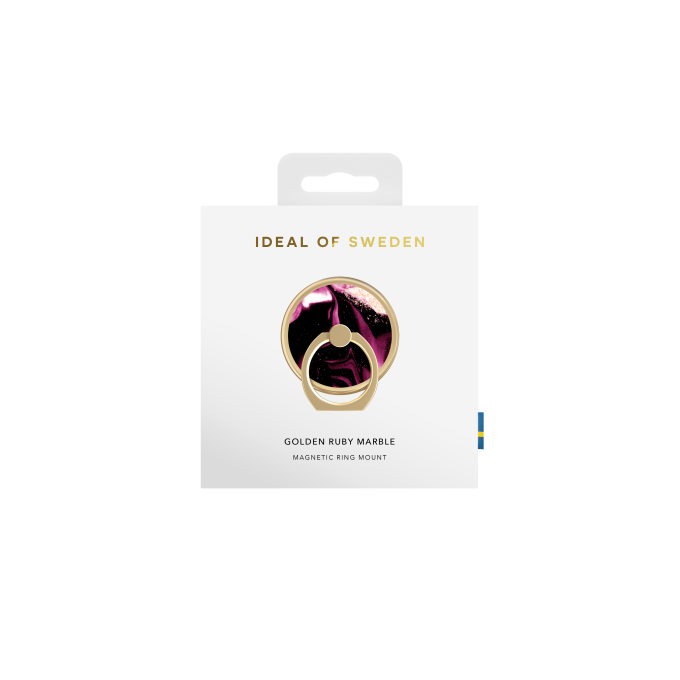 Magnetic Ring Mount iDeal Of Sweden Golden Ruby Marble