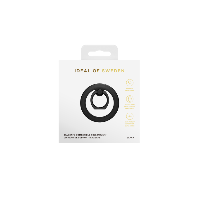 Magnetinis iDeal Of Sweden žiedas MagSafe Ring Mount Black