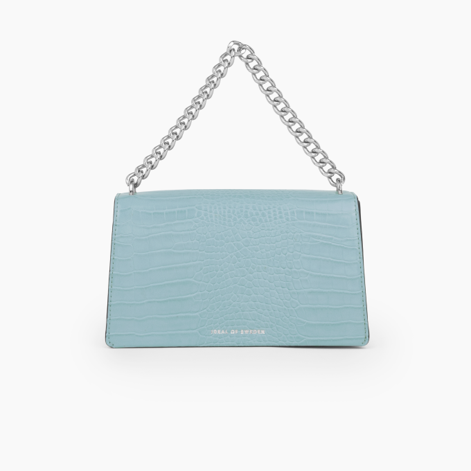 Medium Lia Baguette iDeal Of Sweden Bag Soft Blue Croco