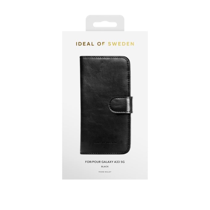 Samsung A33 5G iDeal Of Sweden dėklas Magnet Wallet+ Black