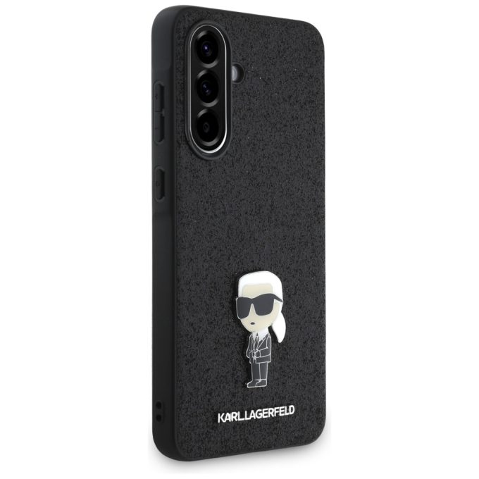 Samsung A36 5G Black Fixed Glitter Ikonik Metal Pin KARL LAGERFELD nugarėlė