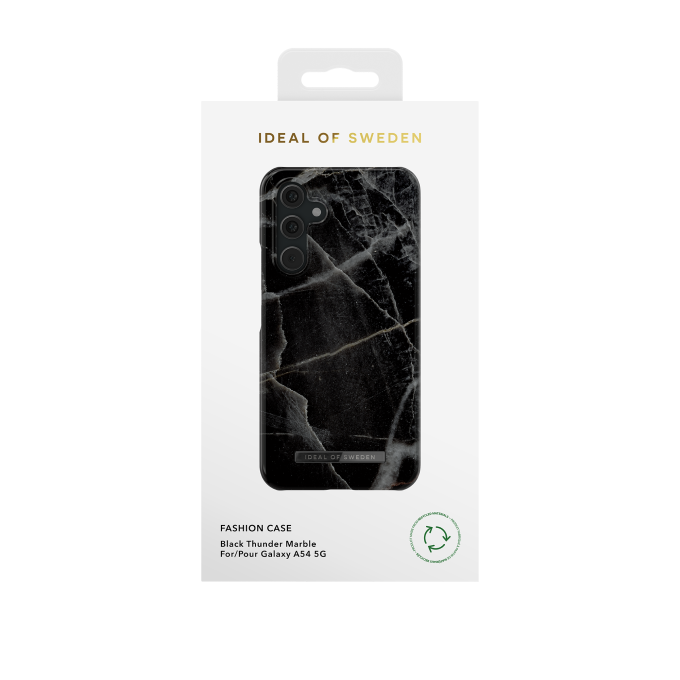 Samsung A54 5G iDeal Of Sweden nugarėlė Black Thunder Marble