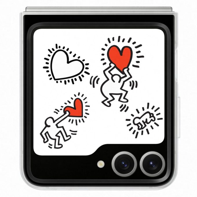 Samsung FLIP6 5G White FlipSuit Original nugarėlė EF-ZF741CTE