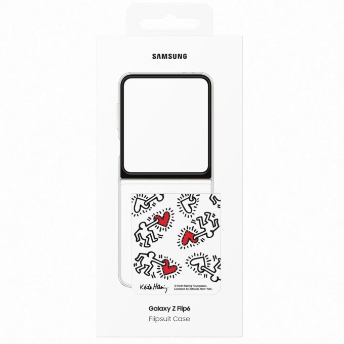 Samsung FLIP6 5G White FlipSuit Original nugarėlė EF-ZF741CTE