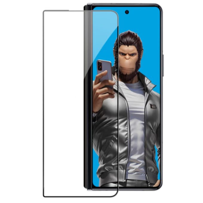 Samsung Z FOLD5 5G / Z FOLD4 5G black pilnas Mr.Monkey 5D stiklas