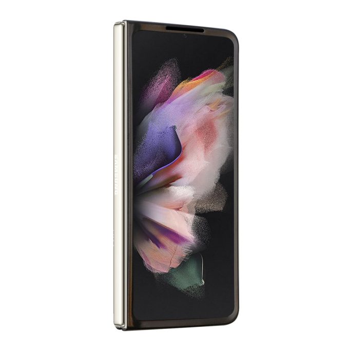 Samsung Fold5 5G black PU Leather Triangle GUESS nugarėlė