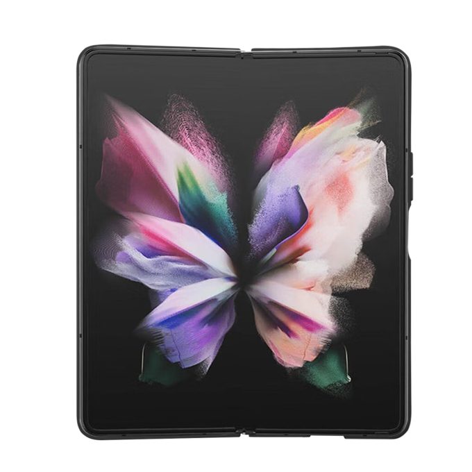 Samsung Fold5 5G black PU Leather Triangle GUESS nugarėlė