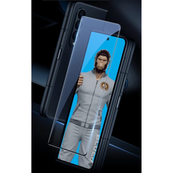 Samsung Z FOLD6 5G black pilnas Mr.Monkey 5D stiklas