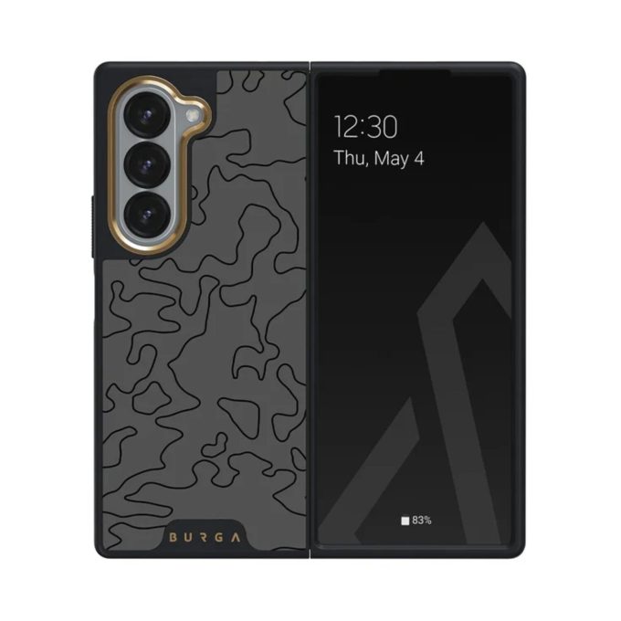 Samsung FOLD6 5G Elite Black Rock BURGA nugarėlė