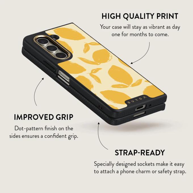 Samsung FOLD6 5G Elite Lemon Tart BURGA nugarėlė