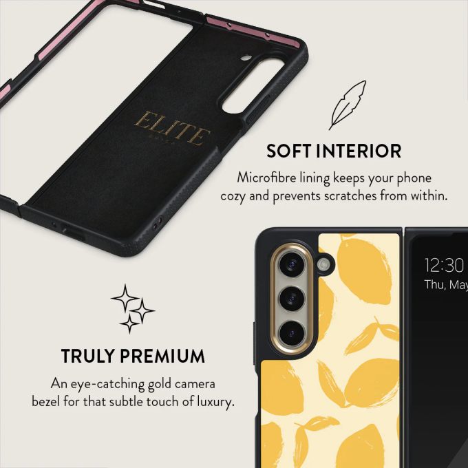 Samsung FOLD6 5G Elite Lemon Tart BURGA nugarėlė