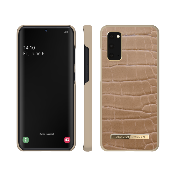 Samsung S20 iDeal Of Sweden dėklas Camel Croco