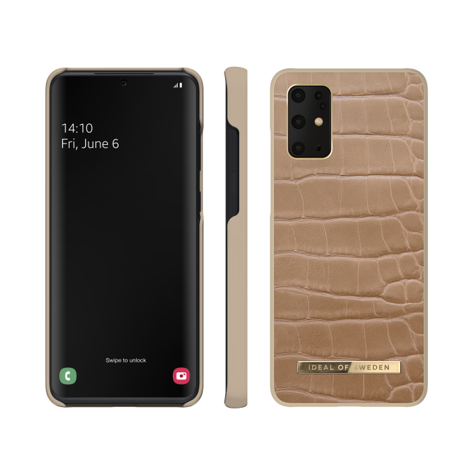 Samsung S20+ iDeal Of Sweden dėklas Camel Croco