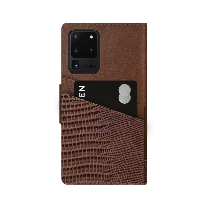 Samsung S20 ULTRA iDeal Of Sweden dėklas Unity Wallet Wild Cedar Snake