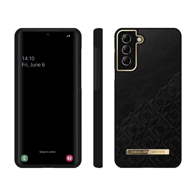 Samsung S21+ iDeal Of Sweden nugarėlė Embossed Black