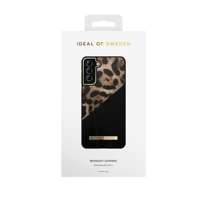 Samsung S21+ iDeal Of Sweden nugarėlė Midnight Leopard