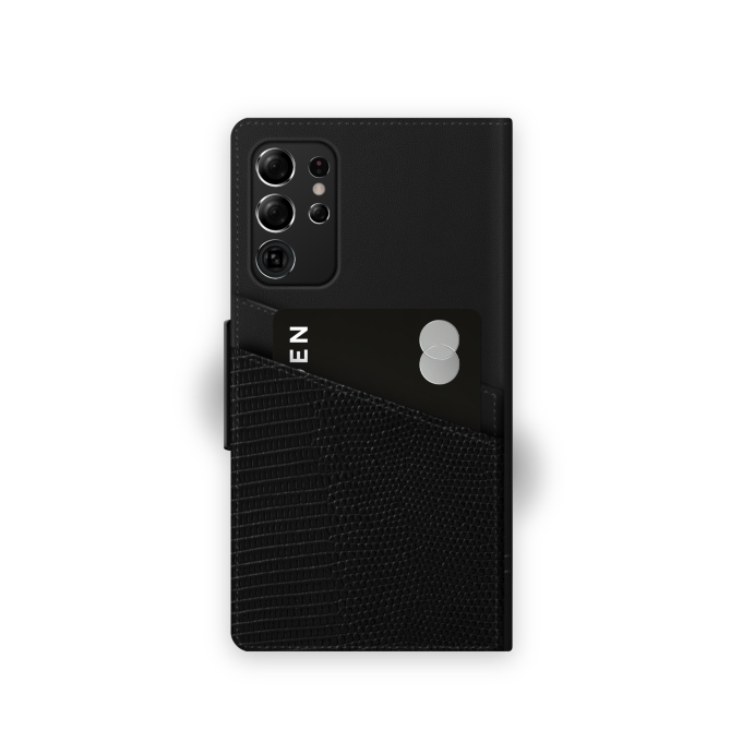 Samsung S21 ULTRA iDeal Of Sweden dėklas Unity Wallet Eagle Black