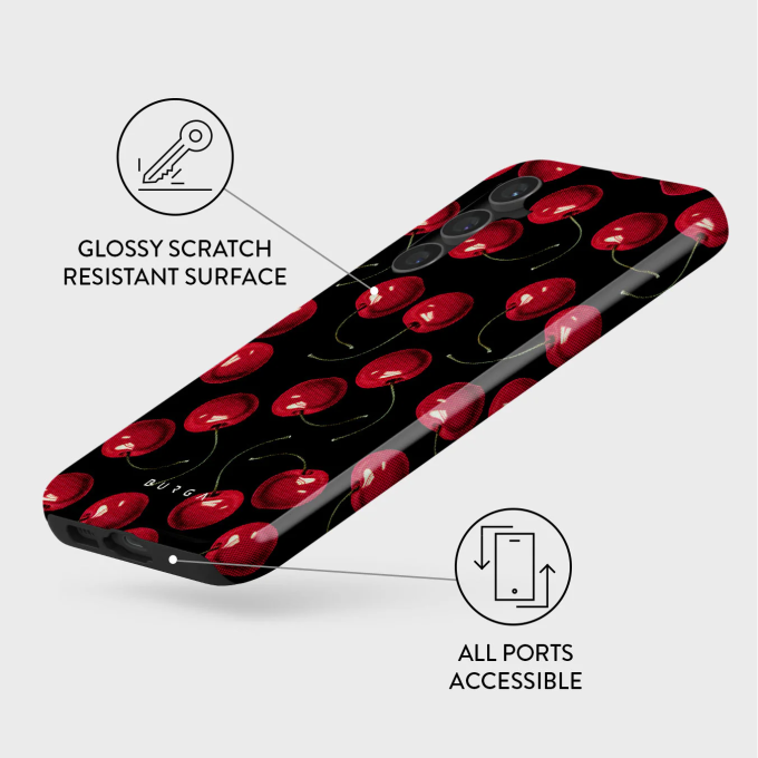 Samsung S23 FE Cherry bomb Tough BURGA nugarėlė