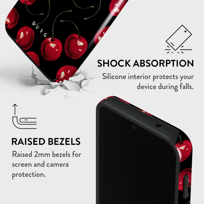 Samsung S23 FE Cherry bomb Tough BURGA nugarėlė