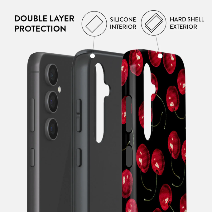 Samsung S23 FE Cherry bomb Tough BURGA nugarėlė