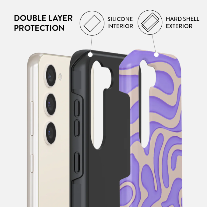 Samsung S23 Y2Kool Tough BURGA nugarėlė