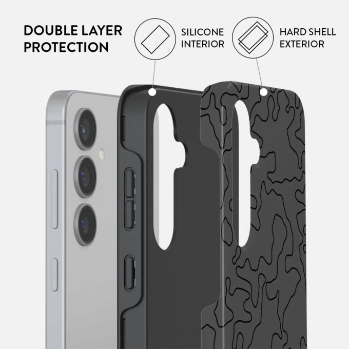 Samsung S24 FE Black Rock Tough BURGA nugarėlė