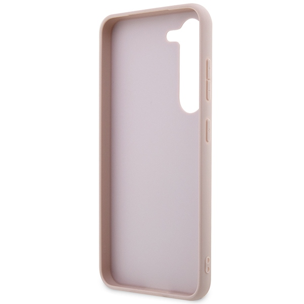 Samsung S24 pink Big Metal Logo GUESS nugarėlė