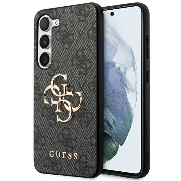 Samsung S24+ black Big Metal Logo GUESS nugarėlė