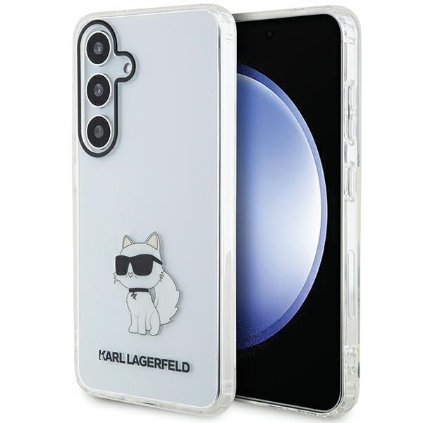 Samsung S24+ transparent Choupette IML KARL LAGERFELD nugarėlė