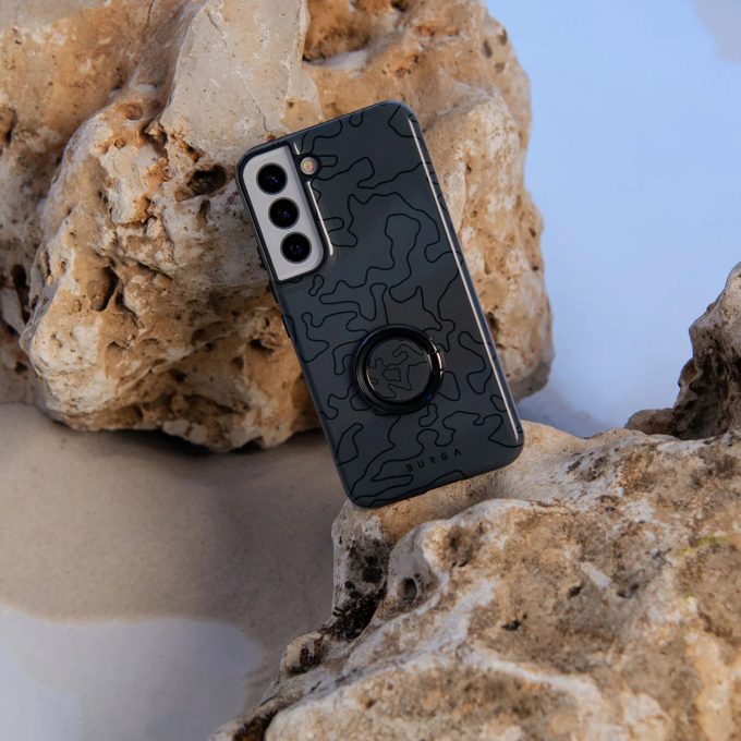 Samsung S25 Black Rock Tough BURGA nugarėlė