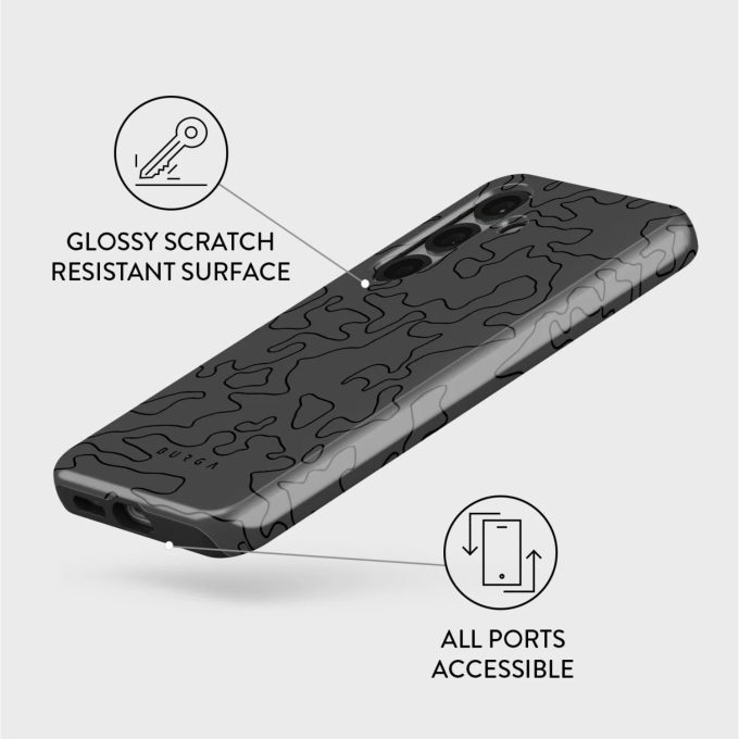 Samsung S25+ Black Rock Tough BURGA nugarėlė