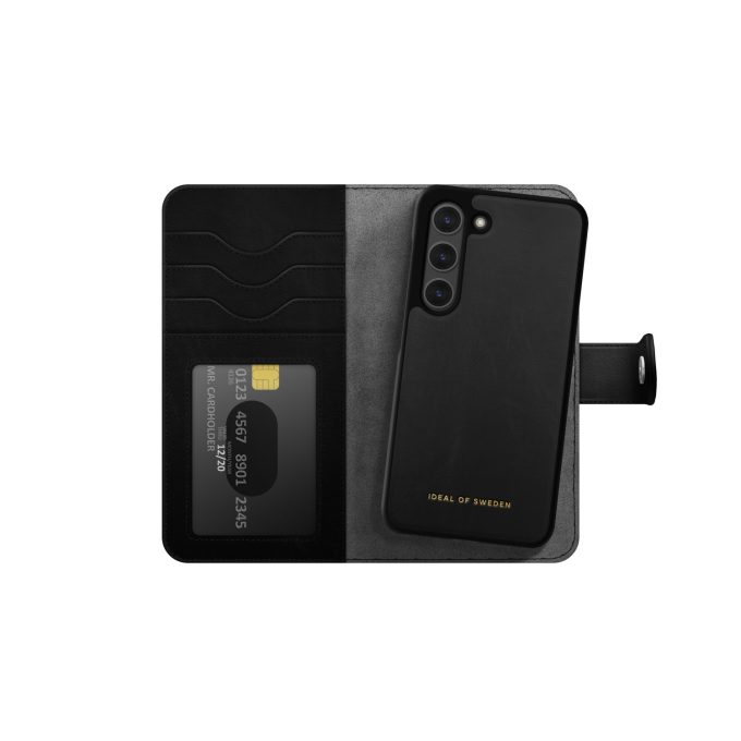 Samsung S25+ iDeal Of Sweden dėklas Magnet Wallet+ Black