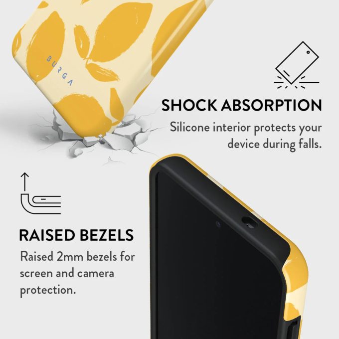 Samsung S25+ Lemon Tart Tough BURGA nugarėlė