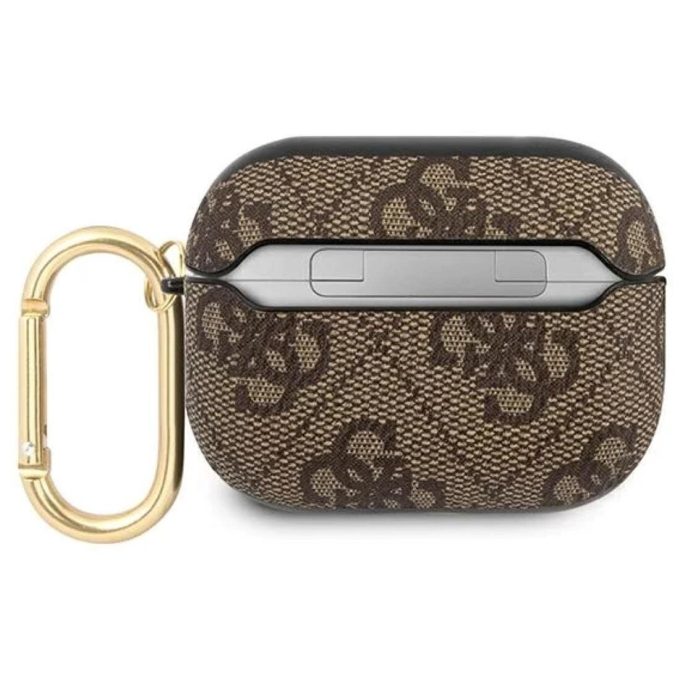 Silikoninis GUESS brown 4G Charm Collection Airpods Pro 2nd Gen dėklas