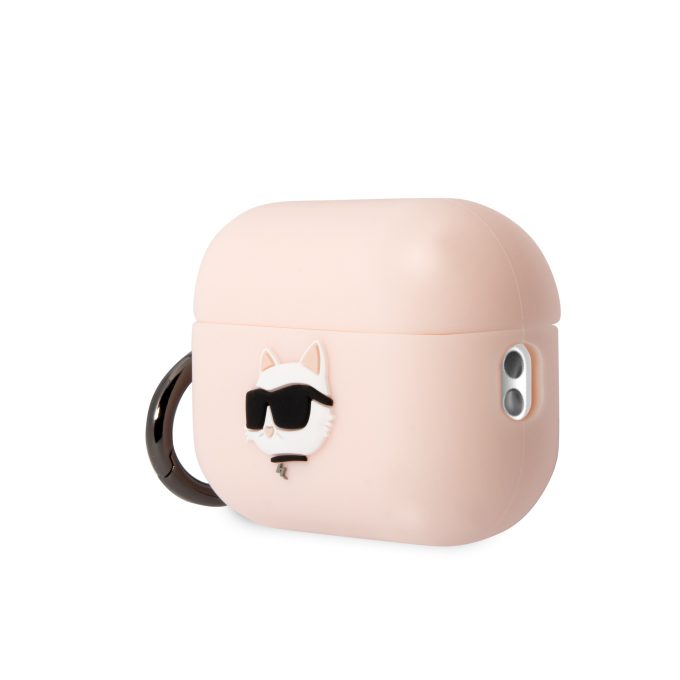 Silikoninis NFT KARL LAGERFELD pink KLAP2RUNCHP Airpods Pro 2nd Gen dėklas