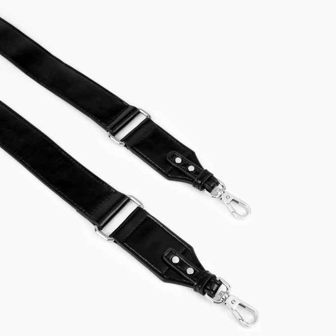 Small Lia Baguette iDeal Of Sweden Bag Glossy Black Silver