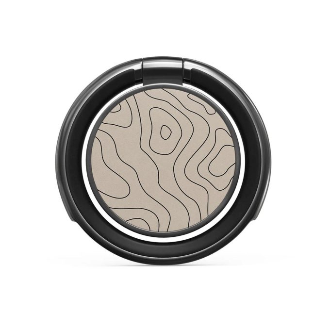Klijuojamas laikiklis - žiedas Wild Terrain Gunmetal BURGA
