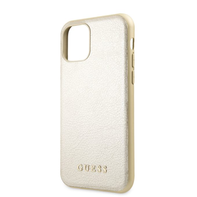iPhone 11 aukso spalvos GUESS nugarėlė GUHCN61IGLGO