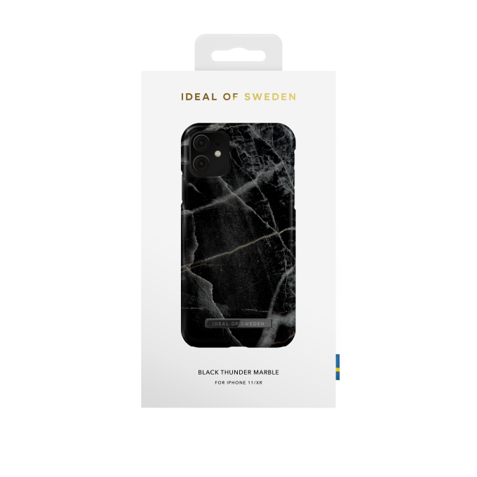 iPhone 11 iDeal Of Sweden nugarėlė Black Thunder Marble