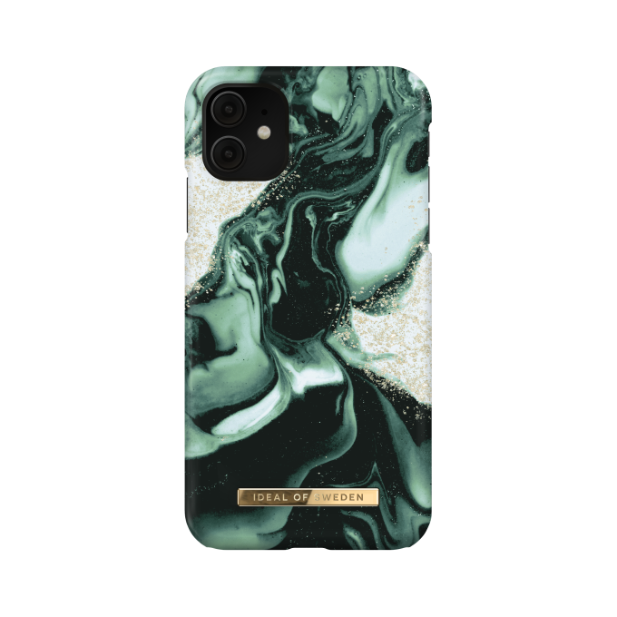 iPhone 11 iDeal Of Sweden nugarėlė Golden Olive Marble
